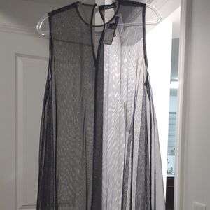 Chic Sheer Black Dress